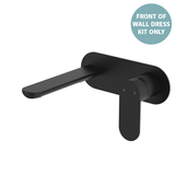 Fienza Empire Slim Basin/Bath Wall Mixer Set Oval Plate 160mm Dress Kit - Matte Black Lf