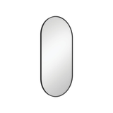 Fienza Empire Pill Shape Framed Mirror 450 X 900Mm Matte Black