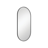 Fienza Empire Pill Shape Framed Mirror 450 X 900Mm - Matte Black