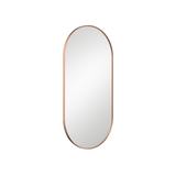 Fienza Empire Pill Shape Framed Mirror 450 X 900mm - Brushed Copper