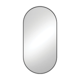 Fienza Empire Matte Black Framed Mirror 600 X 1200
