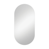 Fienza Empire Pill Shaped Framed Mirror 600X1200mm - Matte White