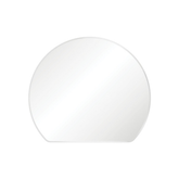 Fienza Sunrise Framed Round Mirror With Mounting Brackets 800X690Mm - Matte White