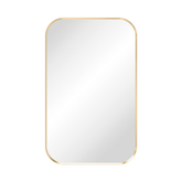 Fienza Tono Urban Brass Soft Square Framed Mirror 500 X 800Mm