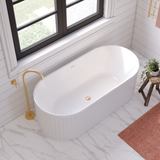 Eleanor 1700mm Freestanding Fienza Bath Gloss White 1700X800X580mm Fr711-1700