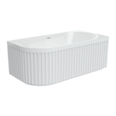 Eleanor 1500mm Corner Left Hand Fienza Bath Gloss White 1500X750X580mm Fr713-1500