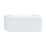 Eleanor 1500mm Corner Left Hand Fienza Bath Gloss White 1500X750X580mm Fr713-1500