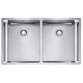 Franke Bolero BOX 220/36-36 Double Bowl Kitchen Sink with Drainer & Rollmat