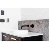 Meir Round Wall Mixer Pinless Handle Finish Kit - Matte Black