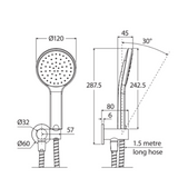 Kaya Hand Fienza Shower Round Plates - Urban Brass