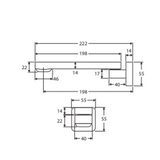 Koko Swivel Fienza Bath Outlet - Chrome