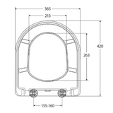 Fienza RAK Resort Toilet Seat - Soft Close White