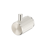 Bella Vista Mica Fluted Robe Hook - Brushed Nickel