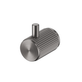 Bella Vista Mica Fluted Robe Hook - Gunmetal