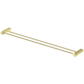 Bella Vista Mica Fluted Double Towel Rail - French Gold