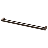 Phoenix Gloss Double Towel Rail 800Mm - Brushed Bronze