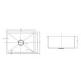 Uptown Single Bowl Interchange Sink 450 X 450 X 200 - Radius Corner