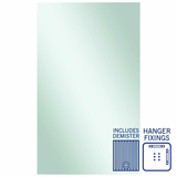 Jackson Rectangle Polished Edge Thermogroup Mirror 1500x900mm - With Hangers and Demister