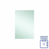 Jackson Rectangle Polished Edge Thermogroup Mirror 600x900mm - With Hangers