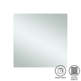 Jackson Square Polished Edge Thermogroup Mirror 750X750Mm - With Hangers And Demister