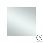 Jackson Square Polished Edge Thermogroup Mirror 750X750Mm - With Hangers