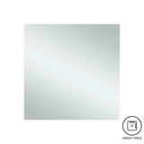 Jackson Square Polished Edge Thermogroup Mirror 750X750Mm - With Hangers