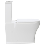 Lillian Tornado Flush Back to Wall P Trap Fienza Toilet Suite Gloss White with Slim Seat