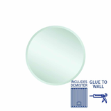 Kent 18mm Bevel Round Thermogroup Mirror 500mmØ - Glue to Wall and Demister