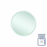 Kent 18mm Bevel Round Thermogroup Mirror 500mmØ - With Hangers