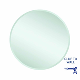 Kent 18mm Bevel Round Thermogroup Mirror 700mmØ - Glue to Wall