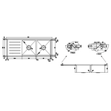 Kingston Double Bwol Interchange Sink Nth With Drainer 1240 X 500 X 200