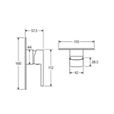 Koko Wall Fienza Mixer