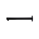 Meir Round Wall Shower Arm 400Mm - Matte Black