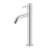 Meir Piccola Tall Basin Mixer Tap With 130Mm Spout - Polished Chrome