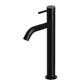 Meir Piccola Tall Basin Mixer Tap With 130Mm Spout - Matte Black
