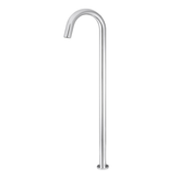 Meir Round Freestanding Bath Spout - Polished Chrome
