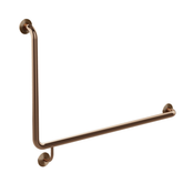 Meir Care Range 90 Degree Right Side Grab Rail 600Mm - Lustre Bronze Mcr-90Rh60-Pvdbz