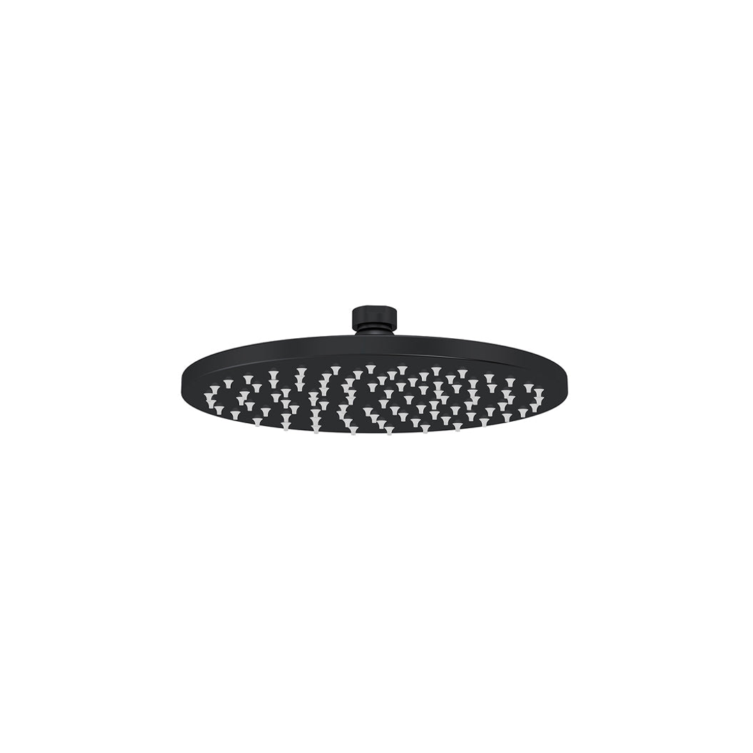 Meir Round Shower Rose 200Mm - Matte Black