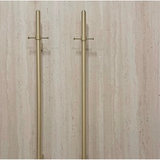Meir Heated Vertical Towel Rail - Tiger Bronze