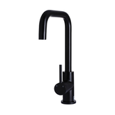 Meir Round Kitchen Mixer Tap - Matte Black