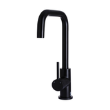 Meir Round Kitchen Mixer Tap - Matte Black