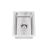 Meir Bar Sink Single Bowl 382 X 272 - Brushed Nickel