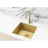 Meir Kitchen Sink Single Bowl 450 X 450 - Tiger Bronze