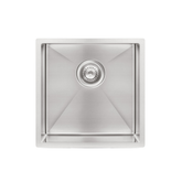 Meir Kitchen Sink Single Bowl 450 X 450 - Brushed Nickel