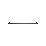 Meir Round Single Towel Rail 900Mm - Matte Black