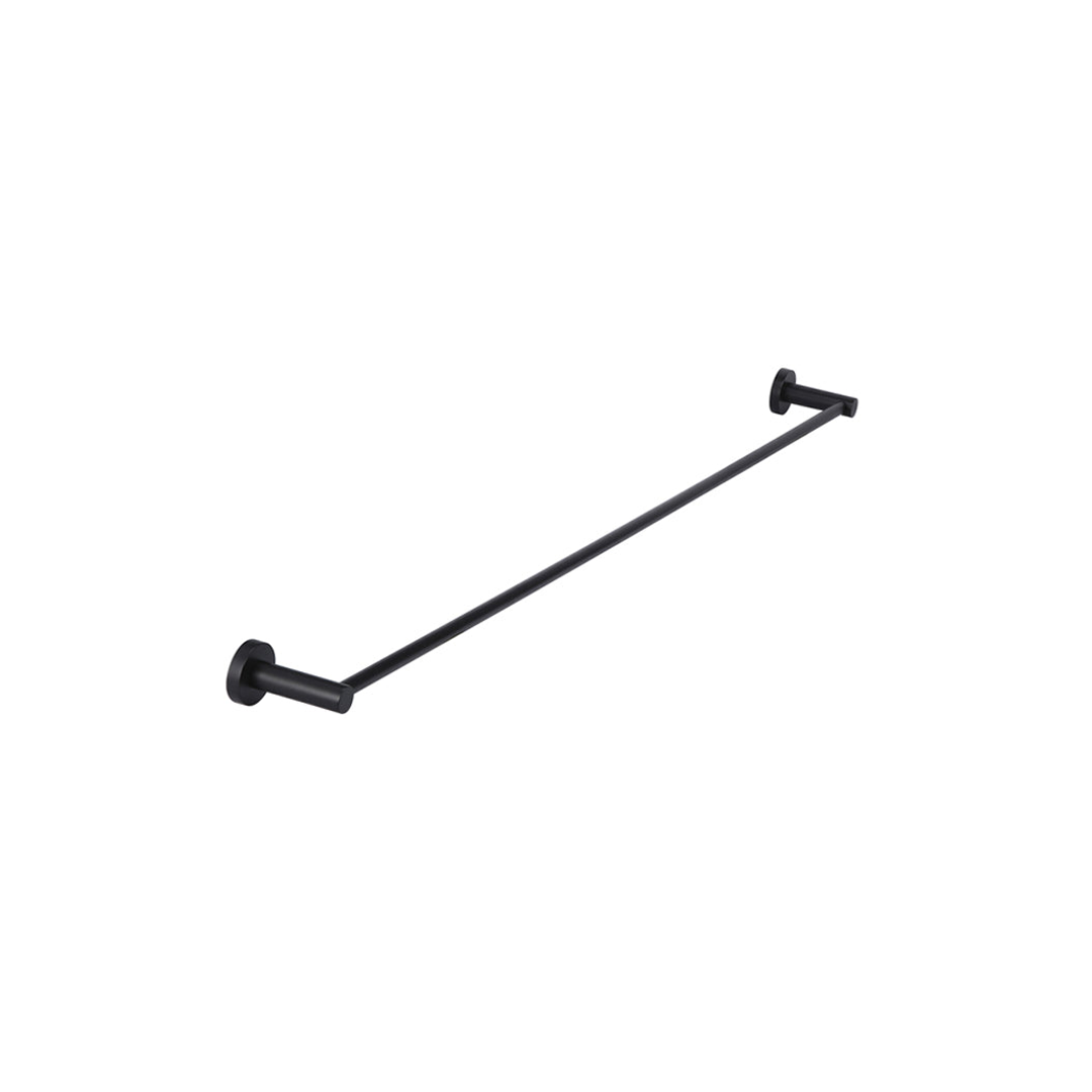 Meir Round Single Towel Rail 900Mm - Matte Black