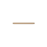 Meir Oppen Round Pull 200Mm Cabinet Handle (Linear) - Lustre Bronze