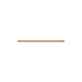 Meir Oppen Round Pull 328Mm Cabinet Handle (Linear) - Lustre Bronze