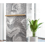 Meir Oppen Round Pull 328Mm Cabinet Handle (Linear) - Shadow