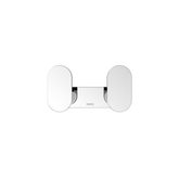 Meir Curvae Double Robe Hook - Polished Chrome
